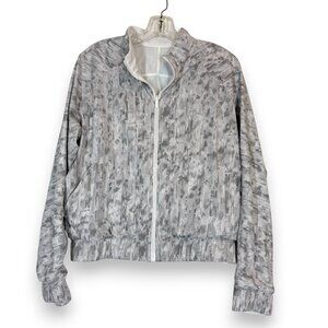 Lululemon  Gray White Away Jacket Reversible Light 8
